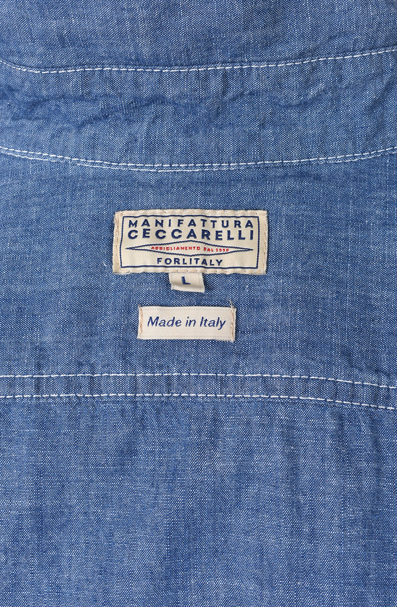Manifattura Ceccarelli Historic Shirt - Chambray | Kafka Mercantile