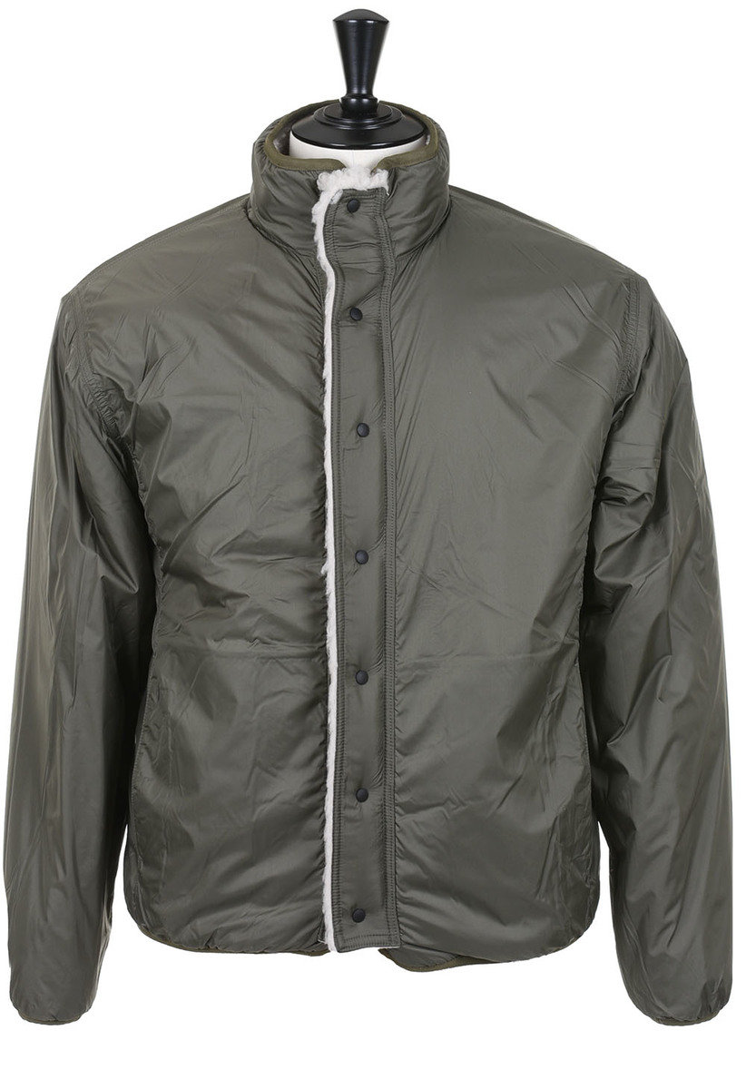 Kapital Beniwaren Pattern Boa Fleece Reversible Blouson - Natural