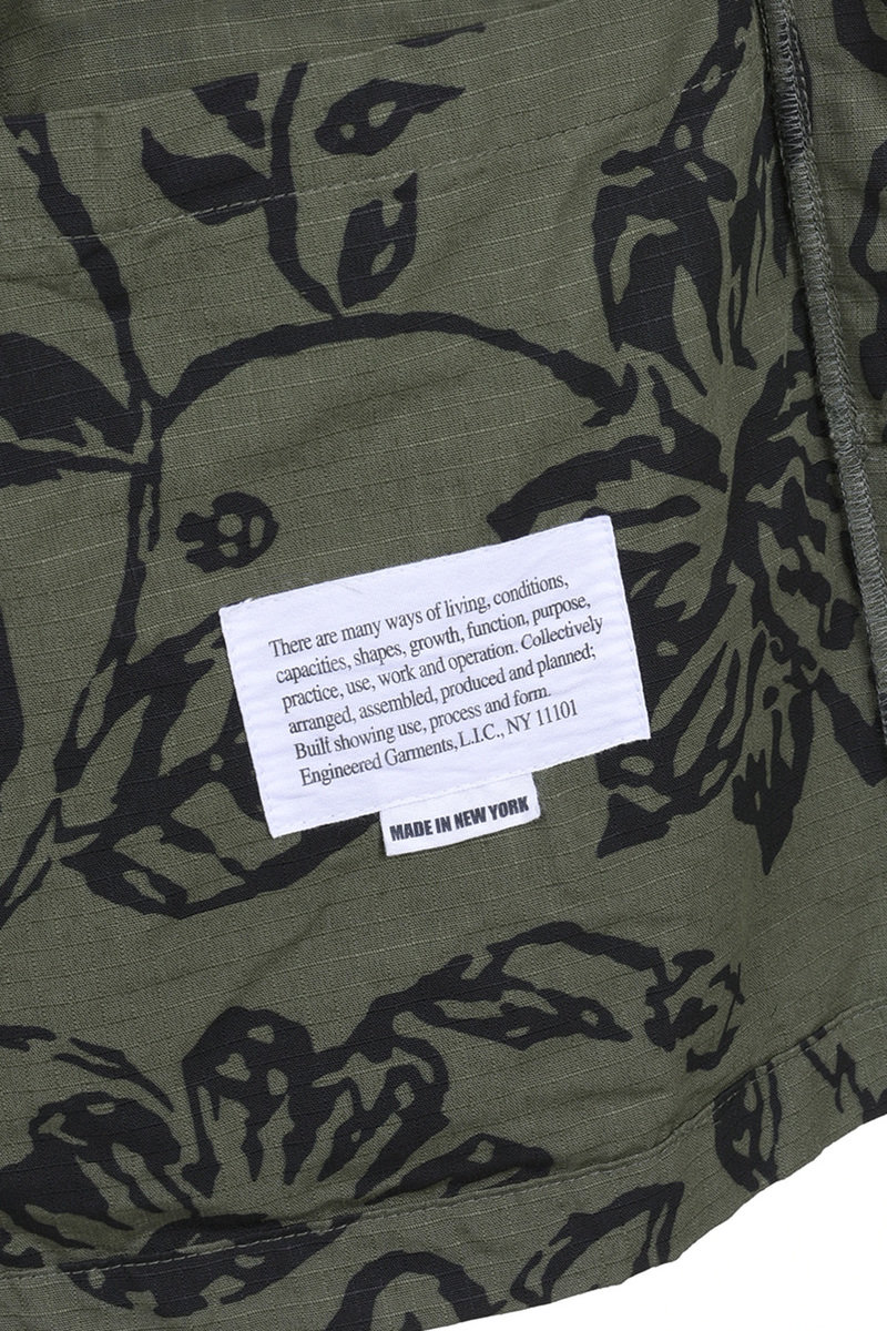 Engineered Garments Jungle Fatigue Jacket Floral Print