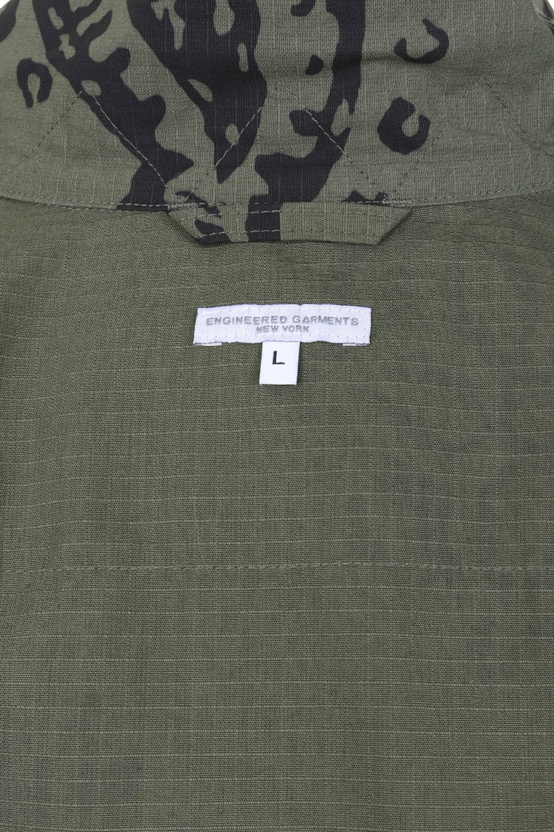 Engineered Garments Jungle Fatigue Jacket Floral Print Ripstop