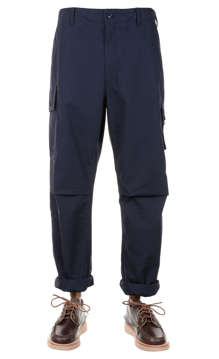 Engineered Garments x KM K Cargo Pant Cotton Ripstop - Dark Navy ...