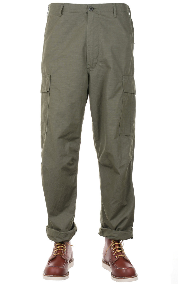 orSlow Vintage Fit Ripstop Cargo Pant - Army