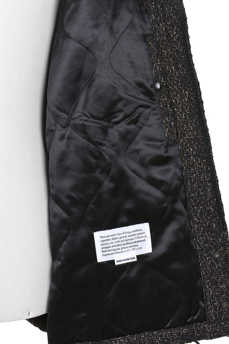 Engineered Garments SAS Jacket Poly Wool Tweed Boucle