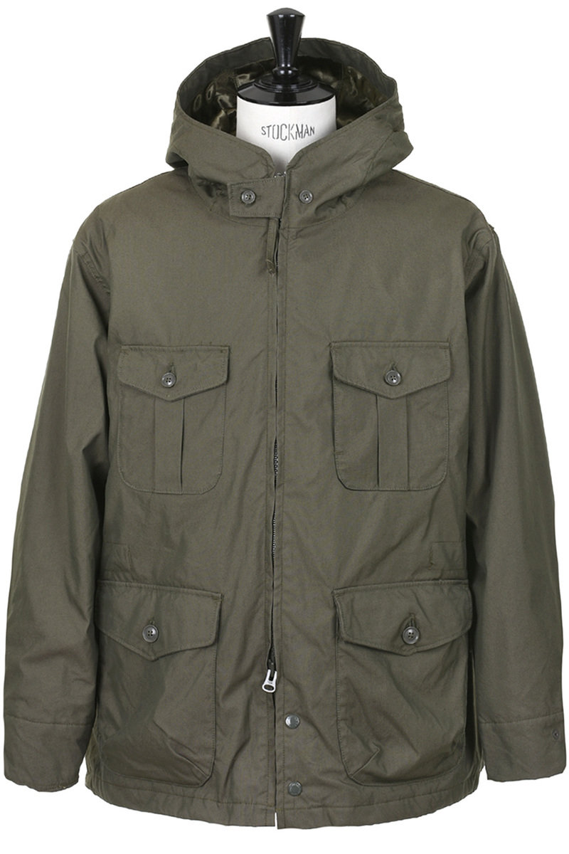 Engineered Garments SAS Jacket CP Weather Poplin - Olive | Kafka Mercantile