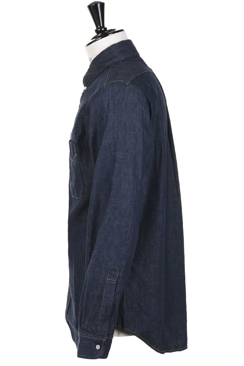 orSlow 01-8112-81 Button Down Denim Shirt - One Wash