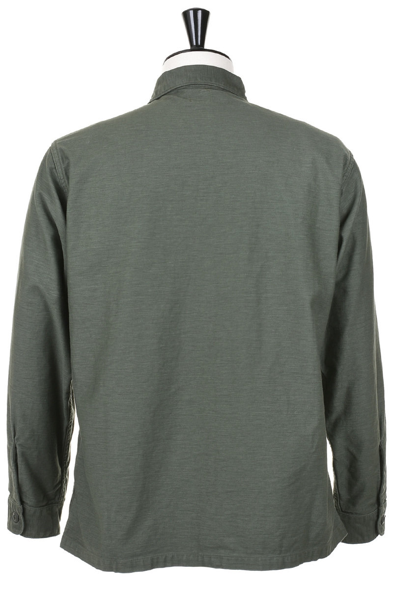 orSlow 03-8045-16 Army Fatigue Shirt - Green | Available in