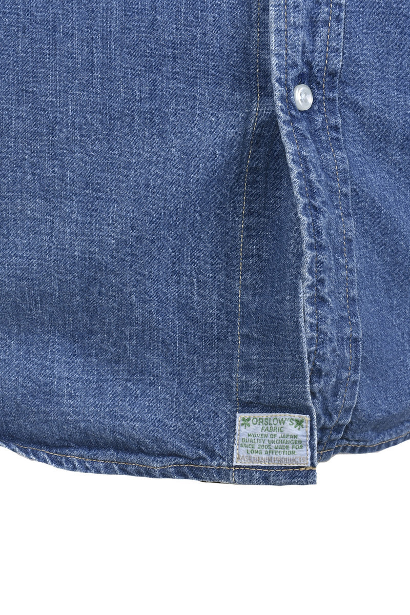 orSlow 01-8012-95 Denim Shirt Button Down 2 Year Wash