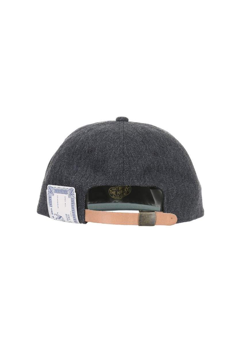 THE H.W.DOG&CO.BASEBALL CAP [D-00001]グレー H.W. Dog & Co. D-00001 Baseball Cap - Charcoal Grey | Kafka Mercantile
