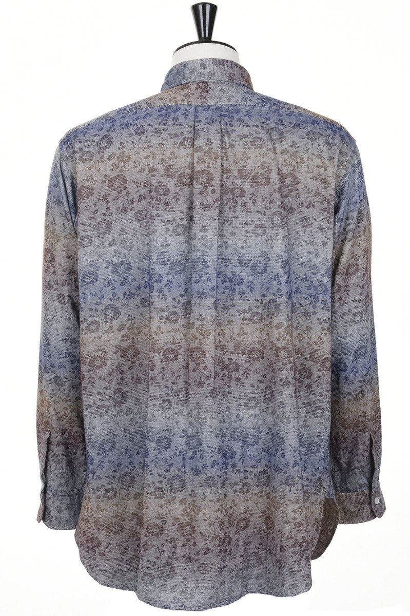 mame floral stripe jacquard shirt