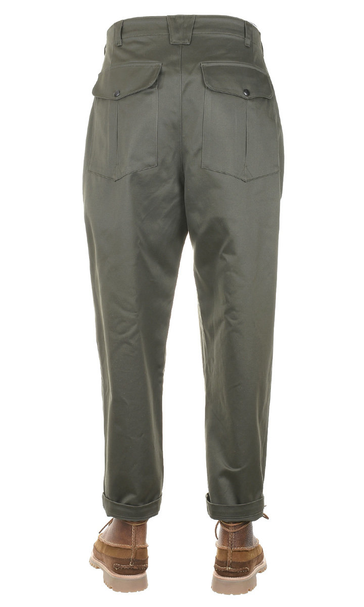 Monitaly Submarine Pants Vancloth Sateen - Olive | Available in