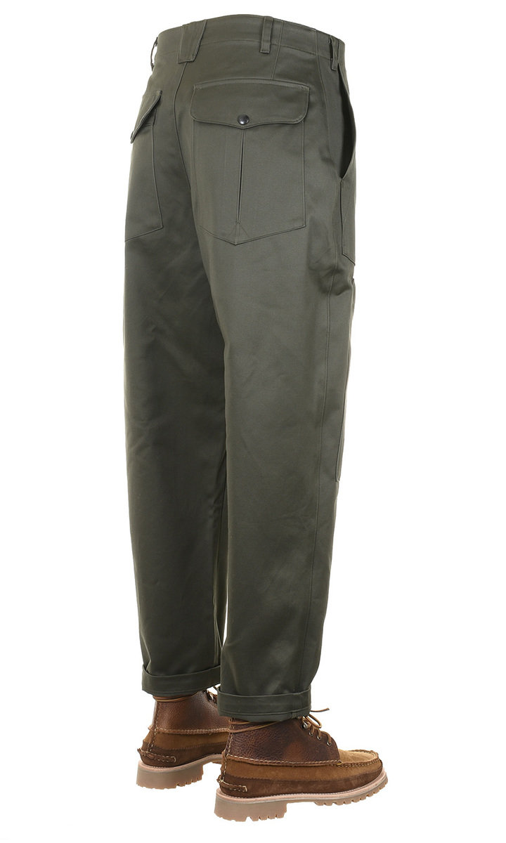 Monitaly Submarine Pants Vancloth Sateen - Olive | Kafka Monitaly Submarine Pants Vancloth Sateen - Olive | Kafka