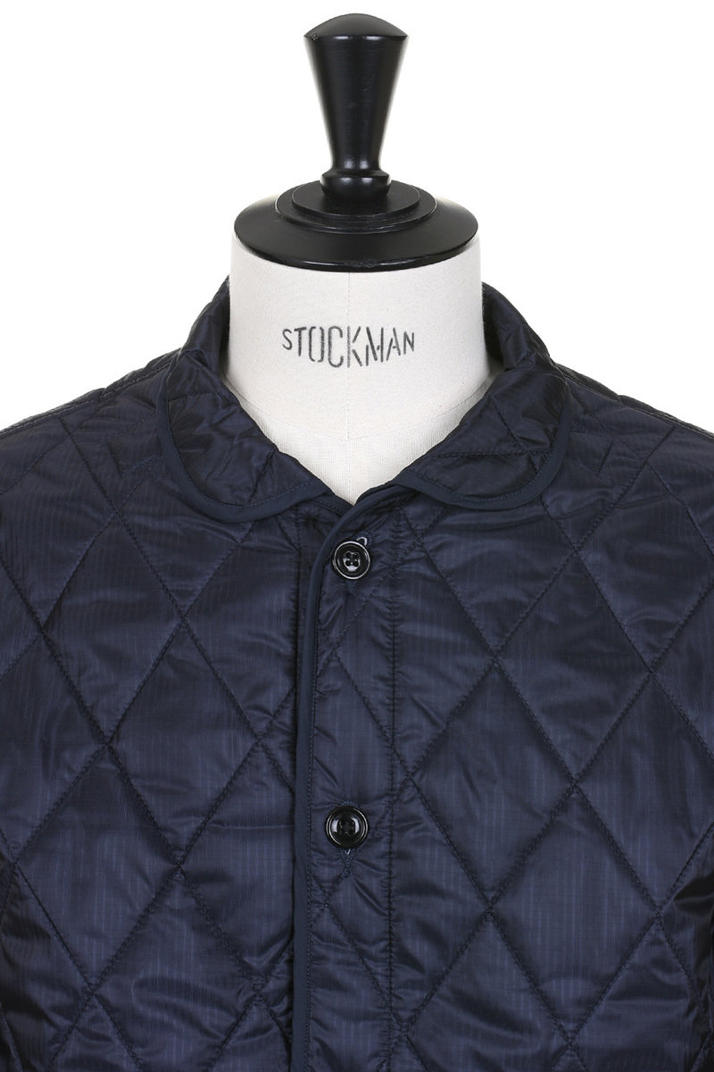 A Vontade Quilted Liner Jacket - Dark Navy | Available in