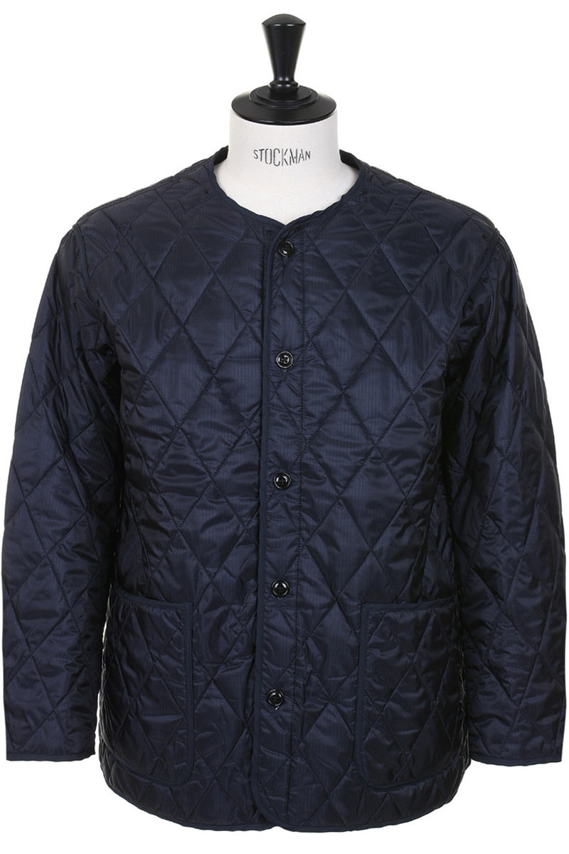 A Vontade Quilted Liner Jacket - Dark Navy | Available in