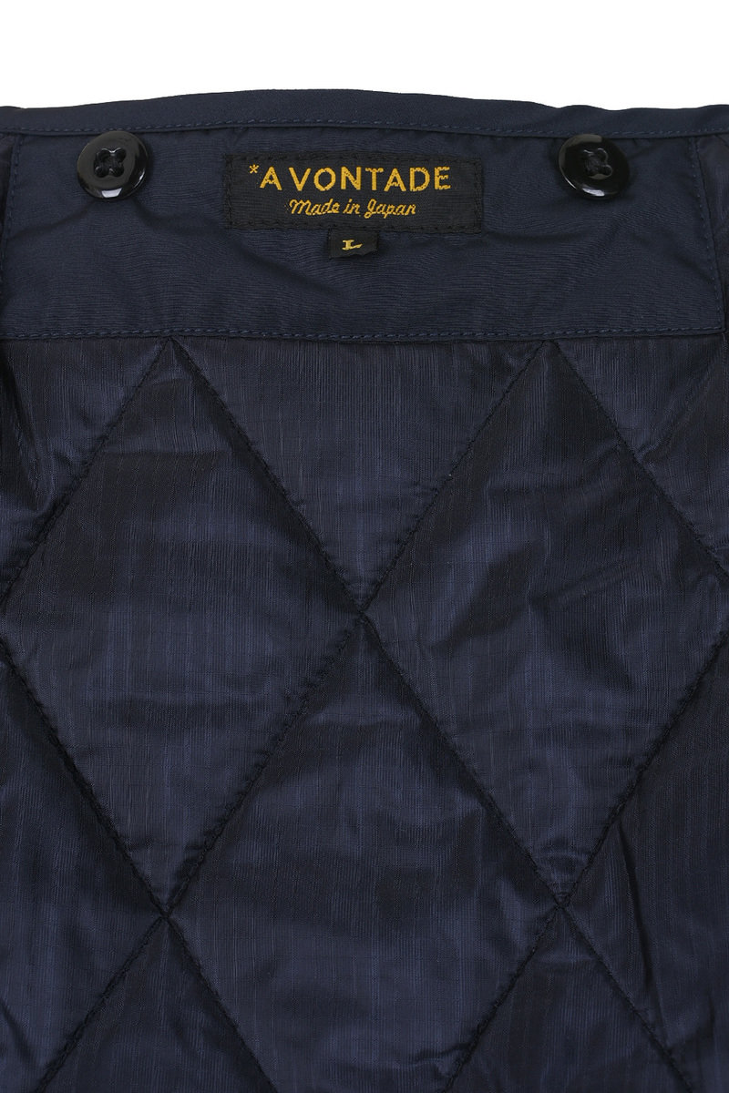 A Vontade Quilted Liner Jacket - Dark Navy | Available in
