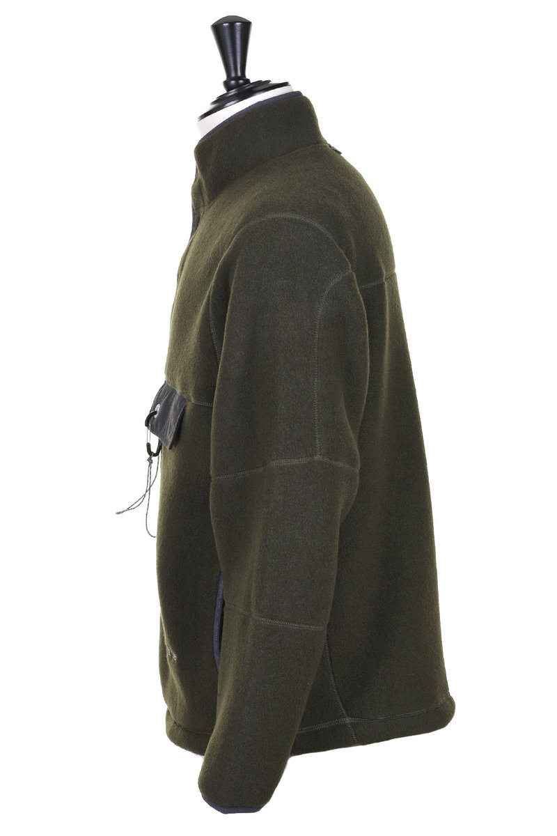 and Wander Wool Fleece Pullover - Khaki | Available in USA