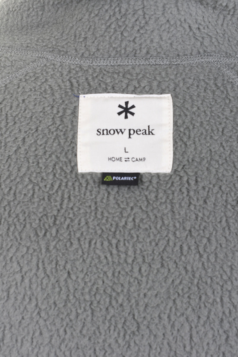 Snow Peak Thermal Boa Fleece Jacket - Grey | Available in