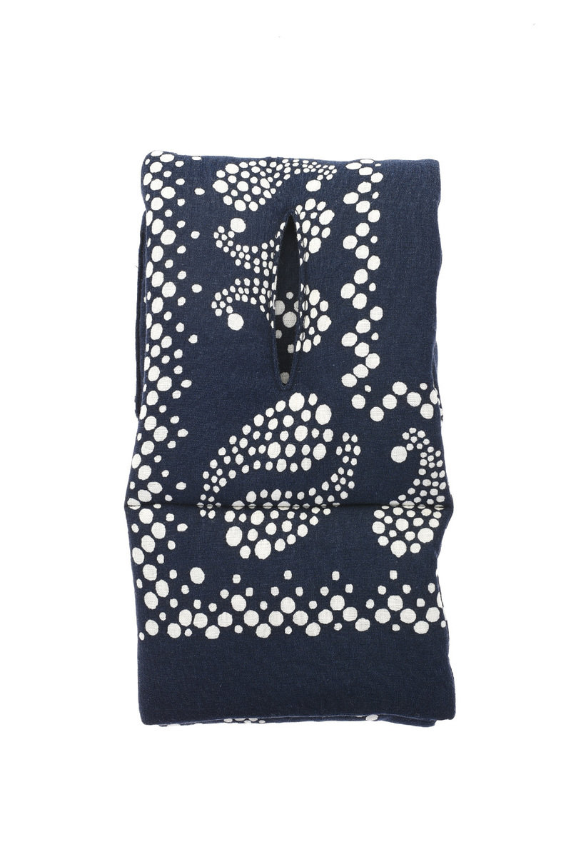 Kapital Bandana KESA Scarf - Navy | Kafka Mercantile