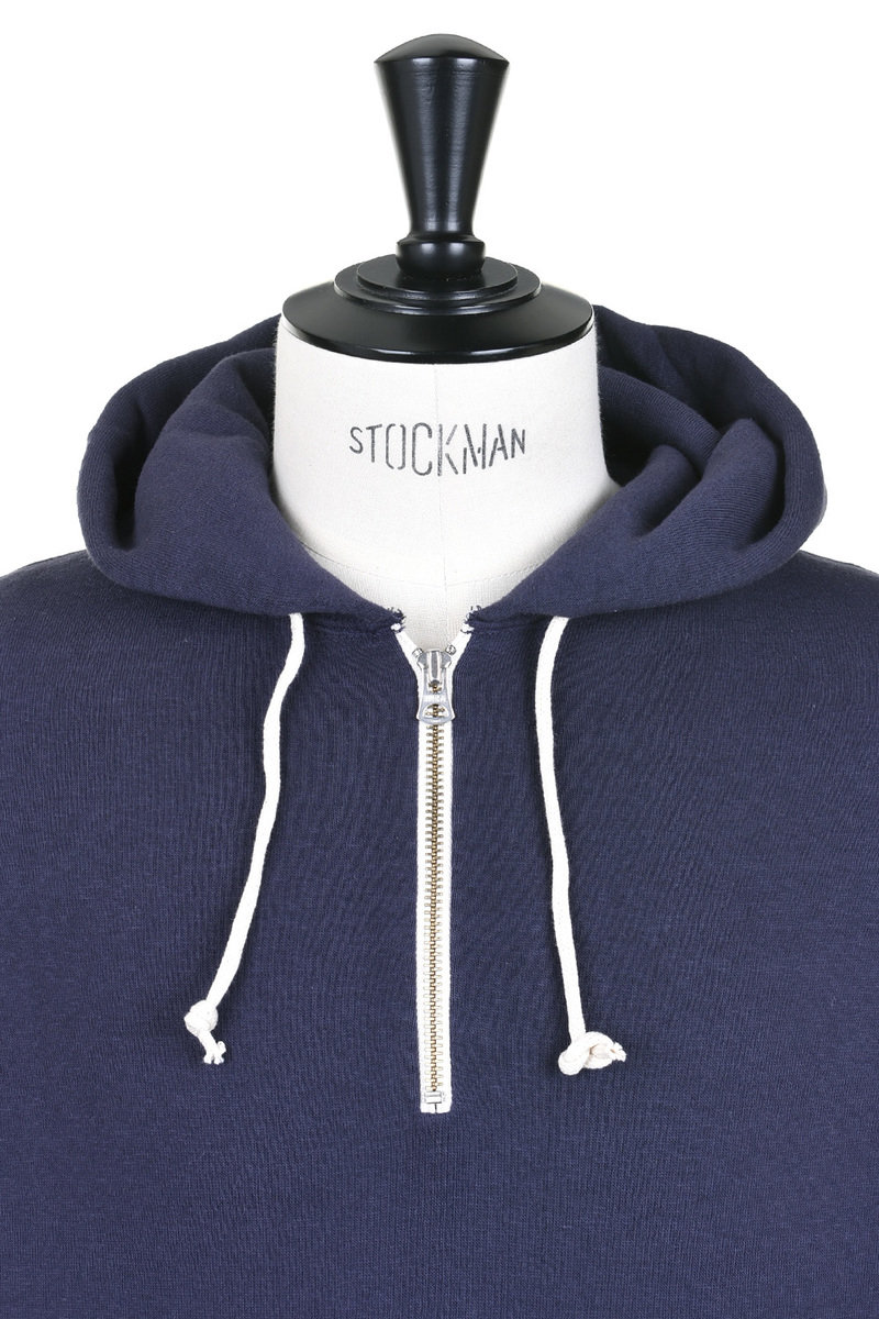 Dubble Works Lot#86012 Half Zip Sweatshirt - Navy | Kafka Dubble Works Lot#86012 Half Zip Sweatshirt - Navy | Kafka
