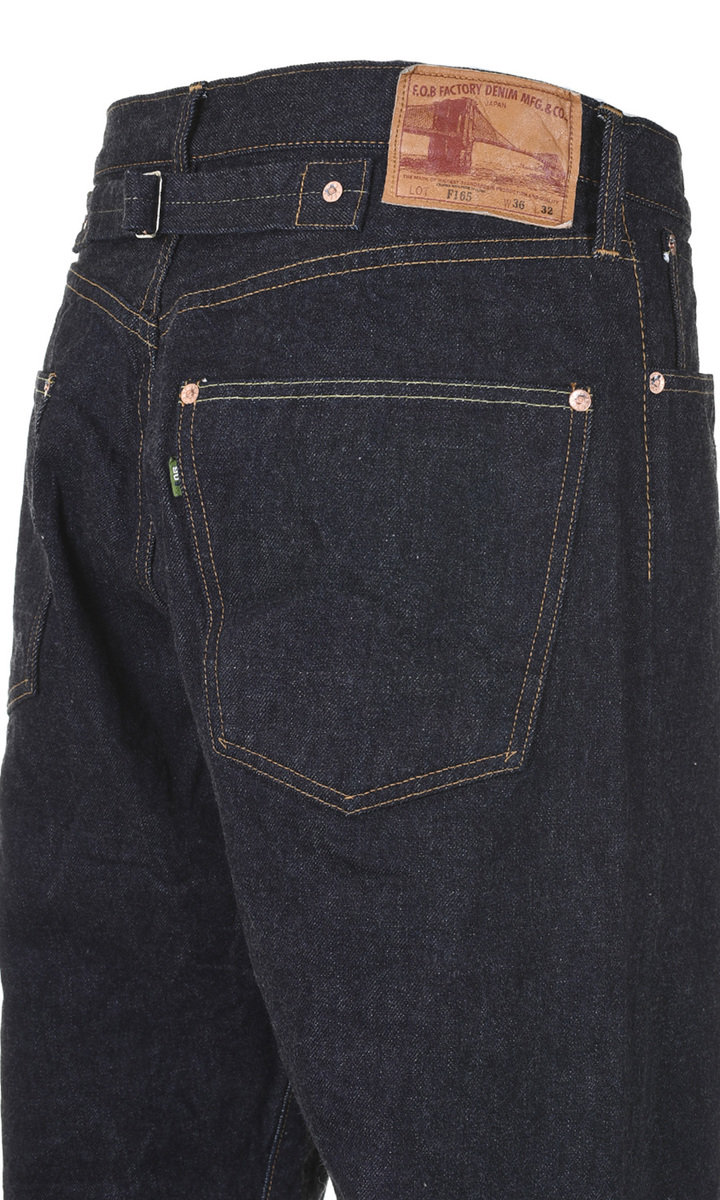 FOB Factory #F165 Selvedge Garage Denim Tapered - Indigo | Kafka