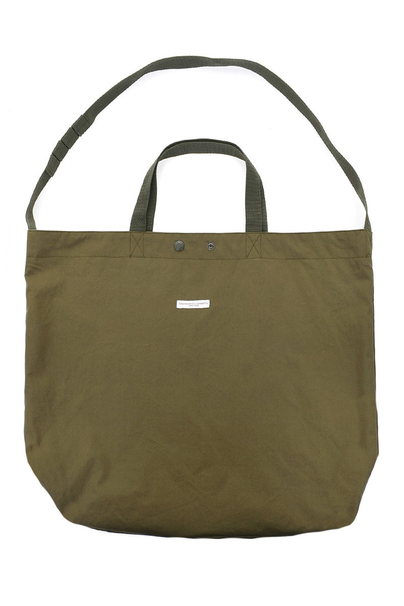 Engineered Garments Carry All Tote Reversible Coated Cotton Cloth