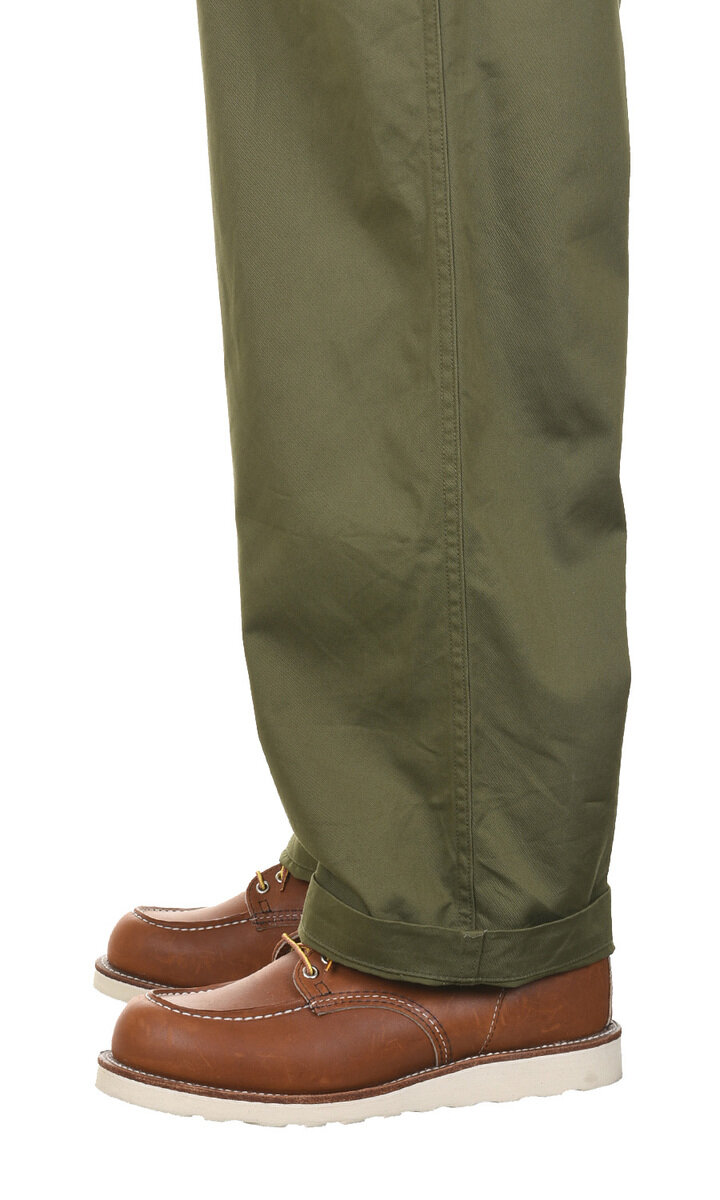 Spellbound Baker Pants Chino Cloth Lot#44-700T - Olive | Kafka