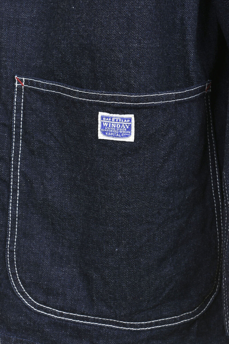Kapital 12oz Denim Cactus Coverall(WWII) - Indigo | Kafka Mercantile