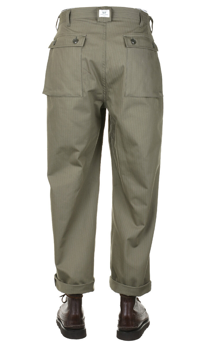 Sassafras GDU Pants HBT - Olive | Kafka Mercantile