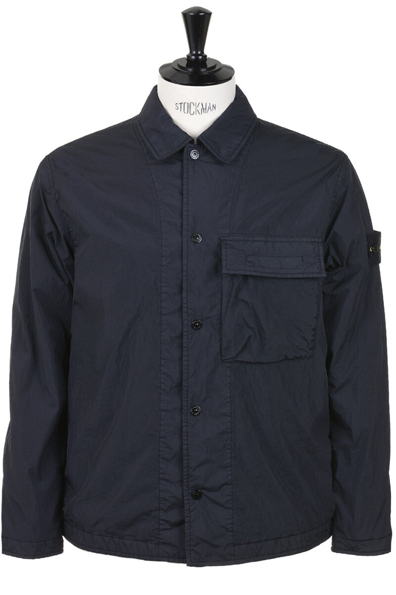 Stone Island 1200002 Overshirt Crinkle Reps NY - Navy | Kafka
