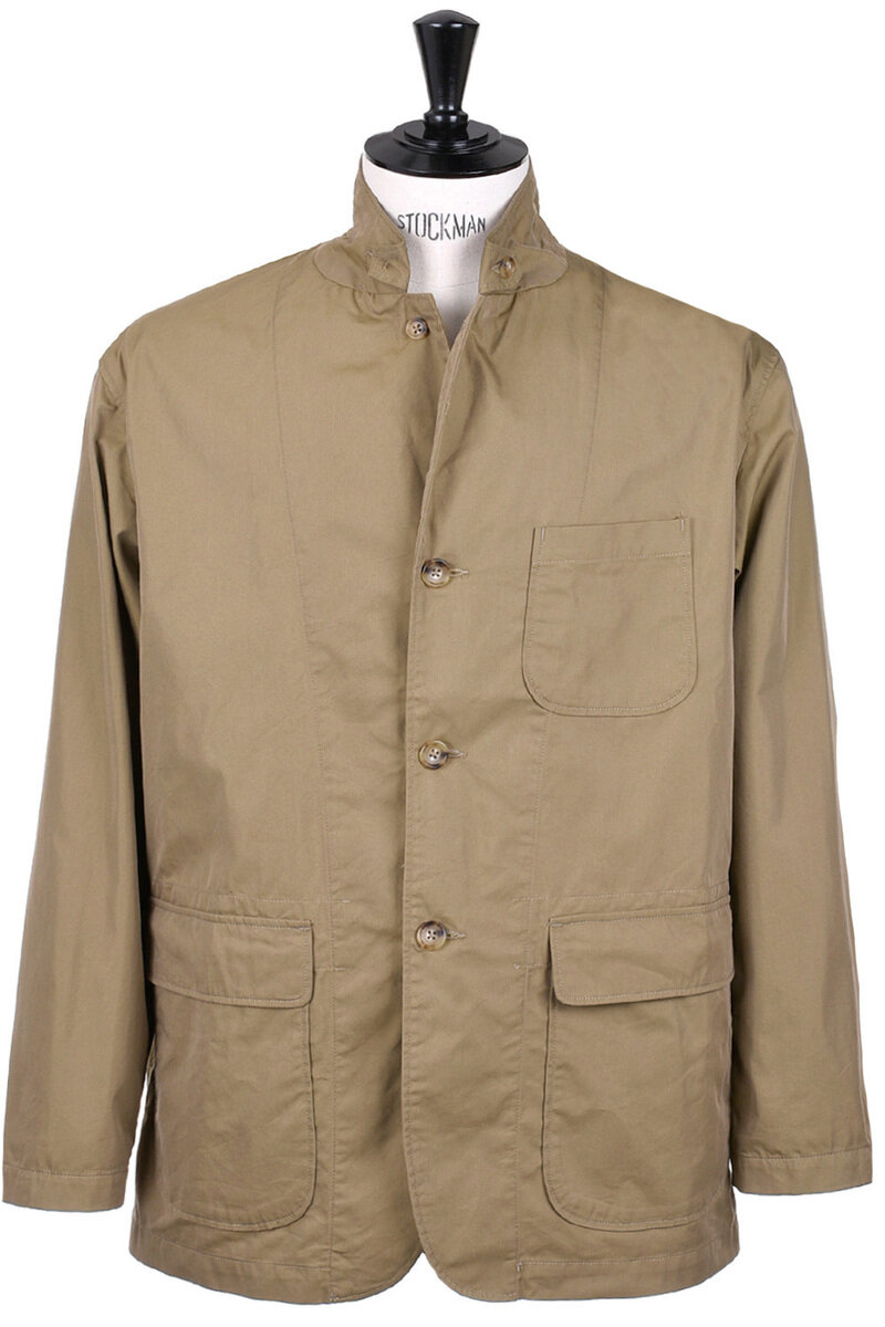 Engineered Garments Loiter Jacket Lt. Weight NyCo Twill - Khaki