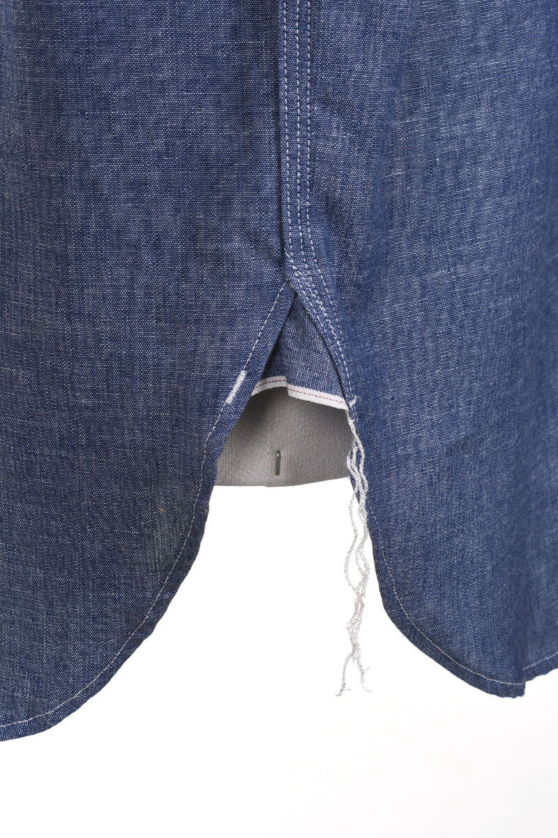 Kenneth Field Cigar Shirt Chambray Selvage Japan Edition - Blue