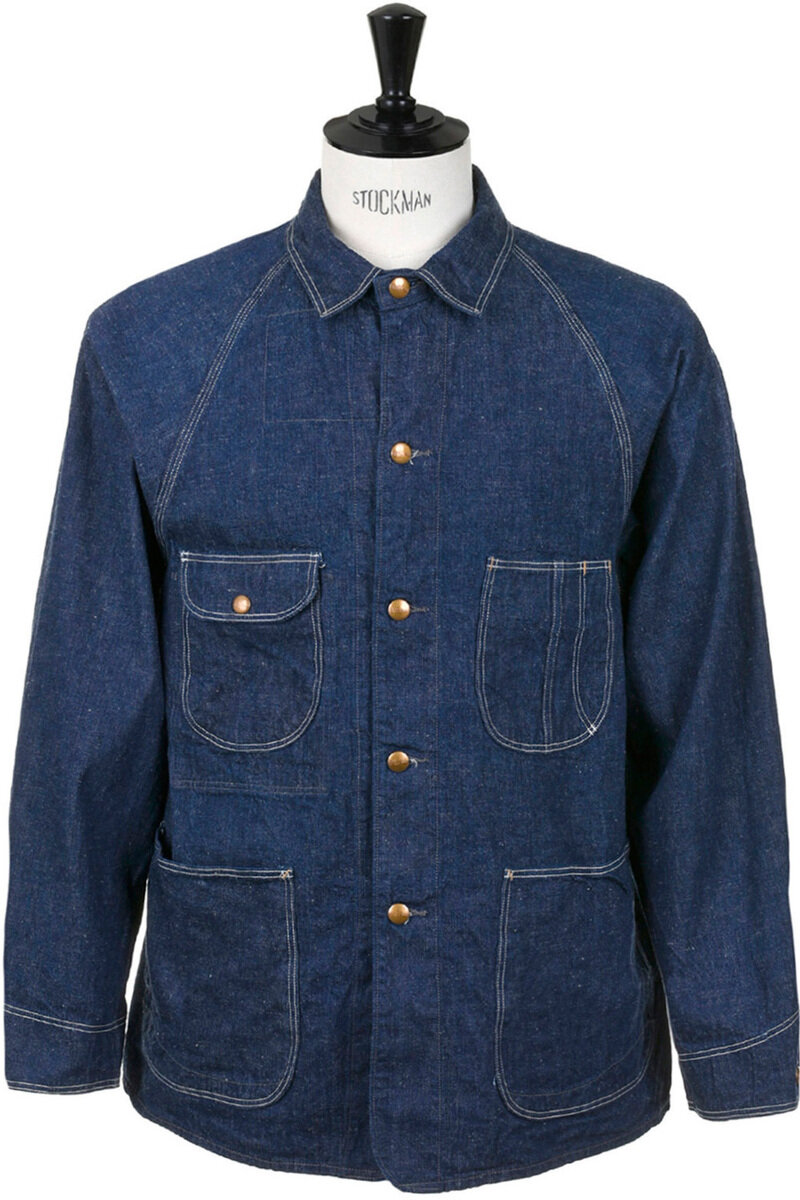 orSlow 03-6140-81 1950's Coverall One Wash - Blue | Kafka Mercantile