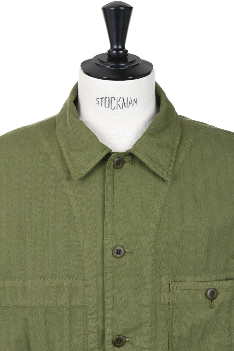 TS(S) Herringbone Coverall - Olive | Kafka Mercantile