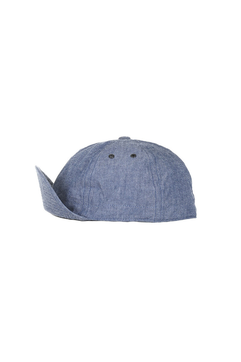 Cableami 6oz Chambray Army Cap - Indigo | Kafka Mercantile